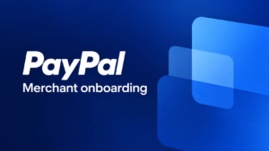 PayPal merchant onboarding graphic